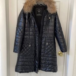 8- 10 years ELSY Girl detachable Hood Luxury coat